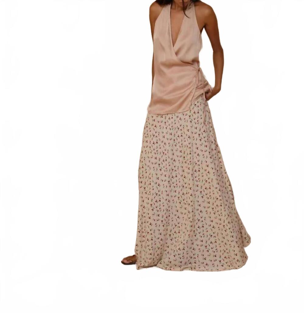 NEW ILOVELILYA romany maxi skirt in prairie floral